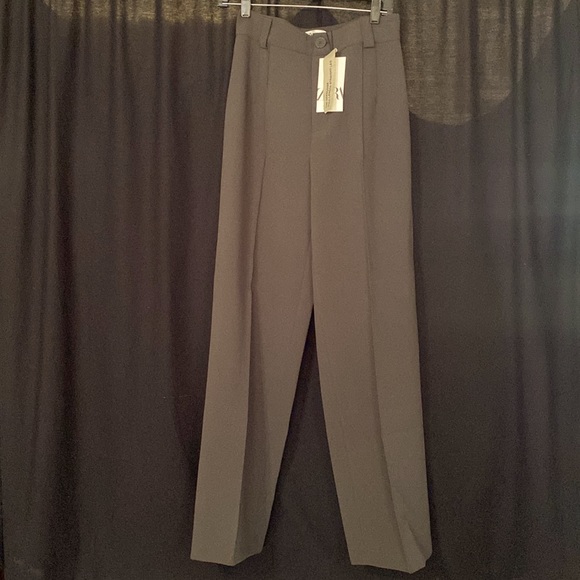 Zara Pants & Jumpsuits Zara Full Length Francoise Pants Olive Green